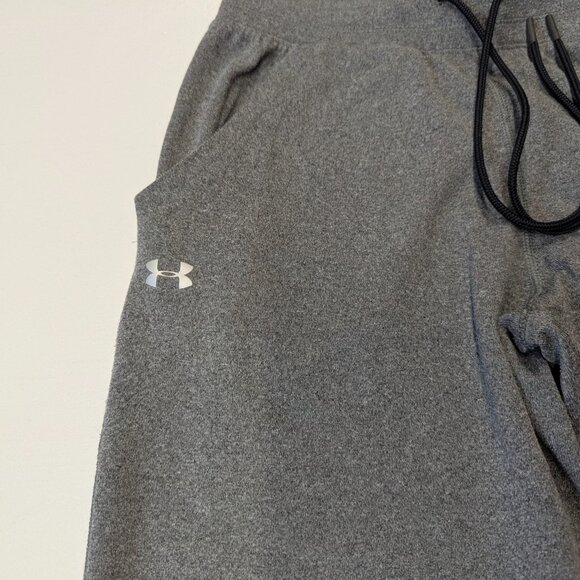 Under Armour Size XS Charcoal Gray Cropped Knit Pants - Picture 8 of 15